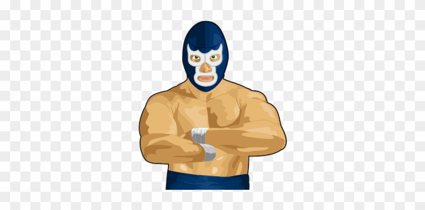 A Graphic Drawing Of Blue Demon - Blue Demon Jr Mask Png #1342783