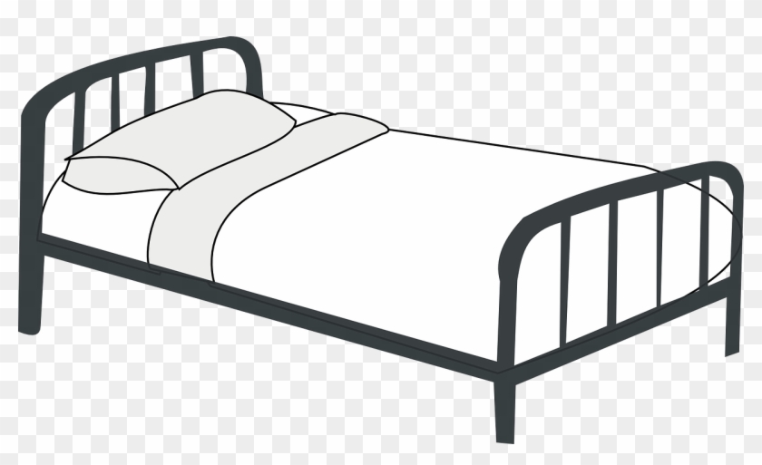 Clipart Bold Design Bed Clipart Bed Clipart Clipart - Bed Outline #1342794