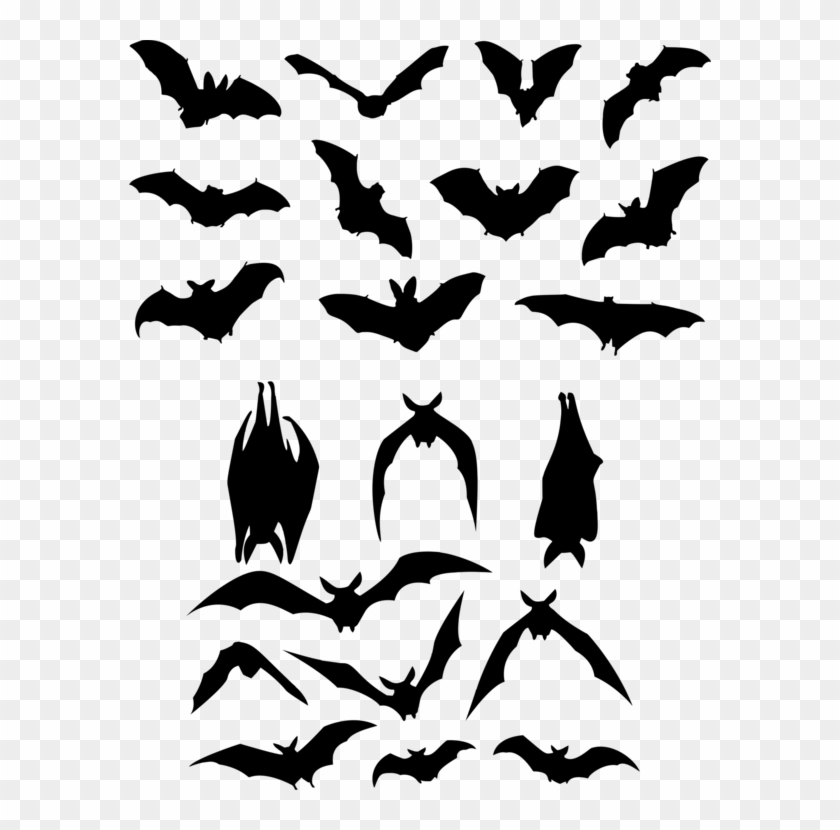 All Photo Png Clipart - Bat Flying Silhouette #1342819