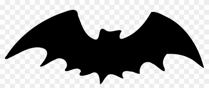 Bat Halloween Silhouette Line Art - Halloween Silhouette #1342823