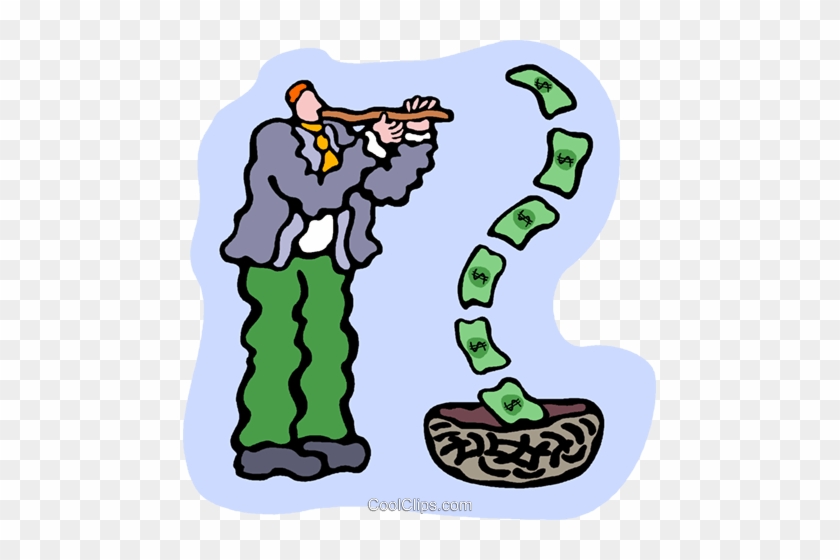 Snake Charmer Royalty Free Vector Clip Art Illustration - Clip Art #1342869