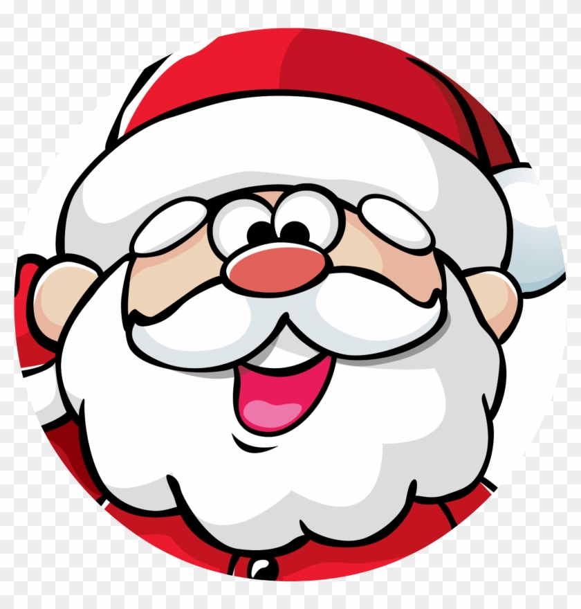 Christmas Png Santa Christmas Santa Face Transparent - Transparent Background Santa Clipart #1342916