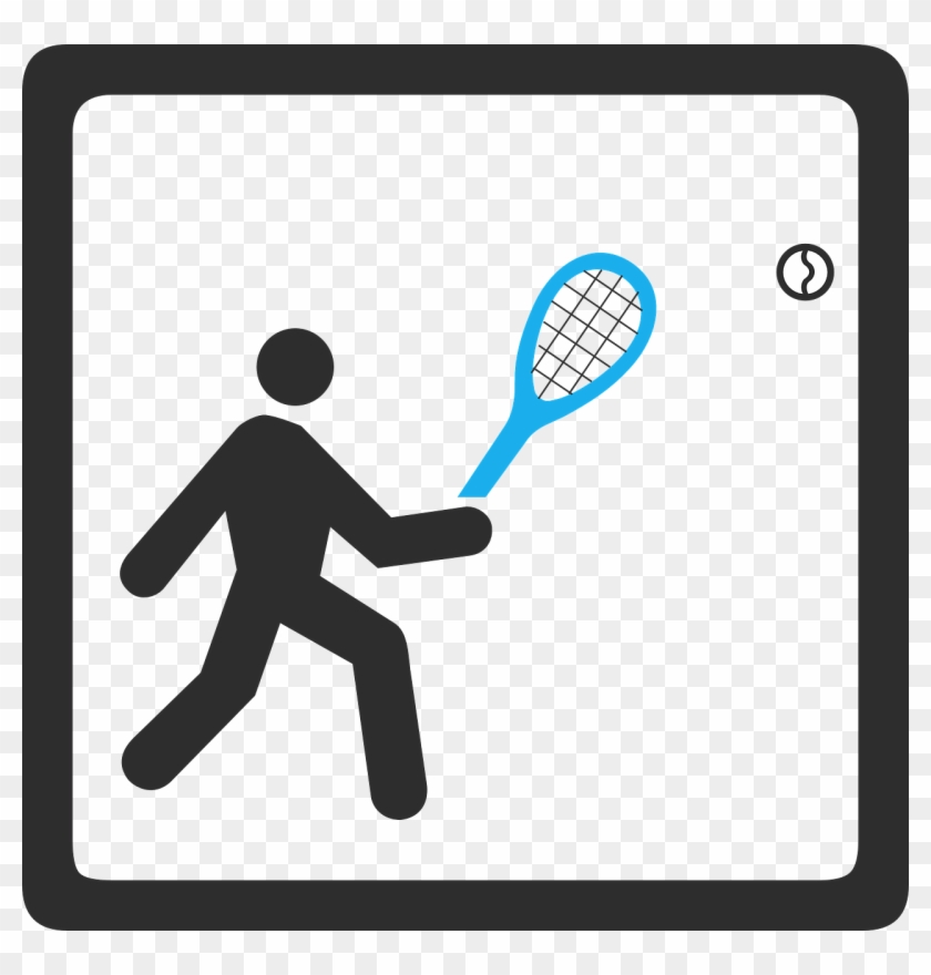 Sport Ball Tennis - Logo Terrain De Tennis #1342932