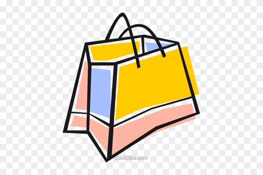Shopping Bag Royalty Free Vector Clip Art Illustration - Shopping Bag Royalty Free Vector Clip Art Illustration #1342947
