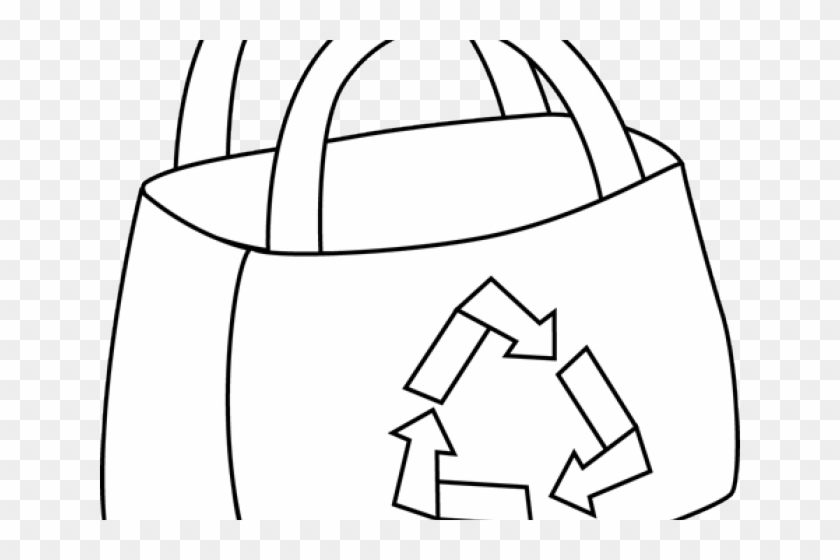 Shopping Bag Clipart - Shopping Bag Clipart Black And White #1342951