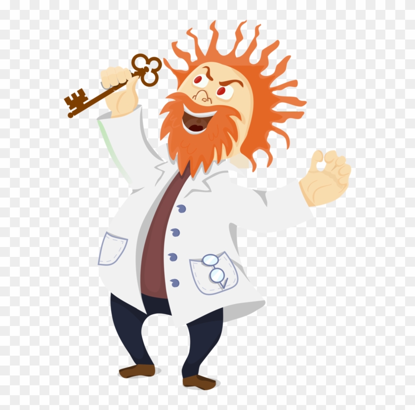 Mad Scientist Science Laboratory Computer Icons - Scientist Clipart Png #1343002