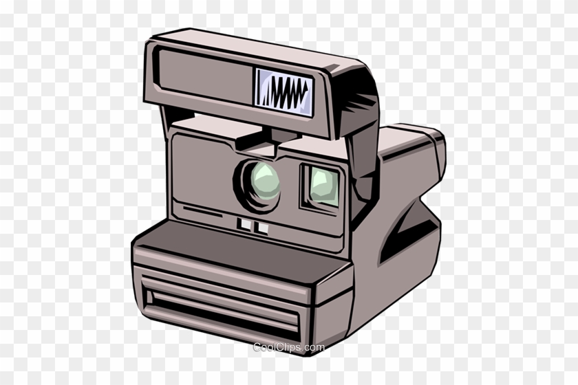 Instant Camera Royalty Free Vector Clip Art Illustration - Clip Art #1343201