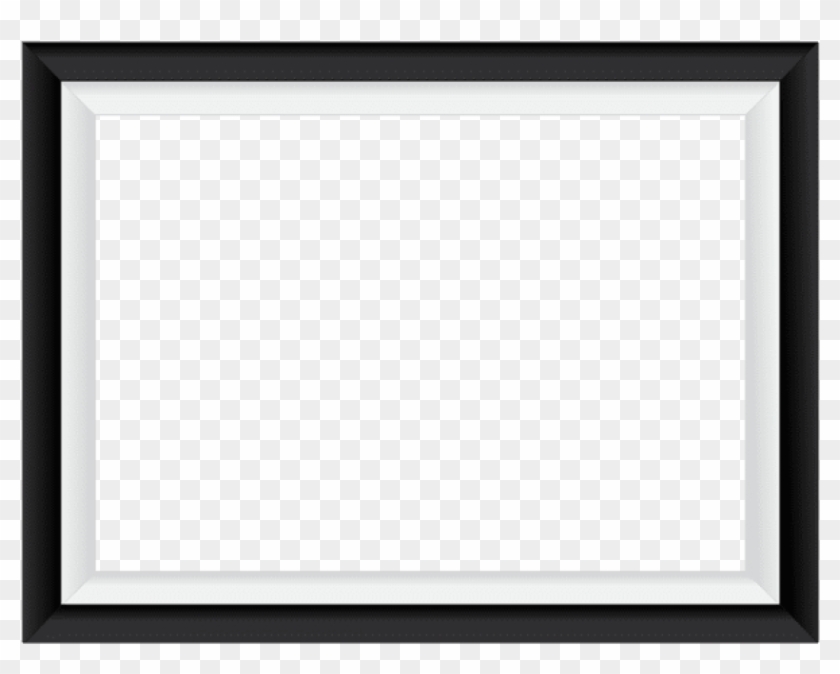 Black White Border Frame Transparent Png Image - Free Smartphone Vector Png #1343218