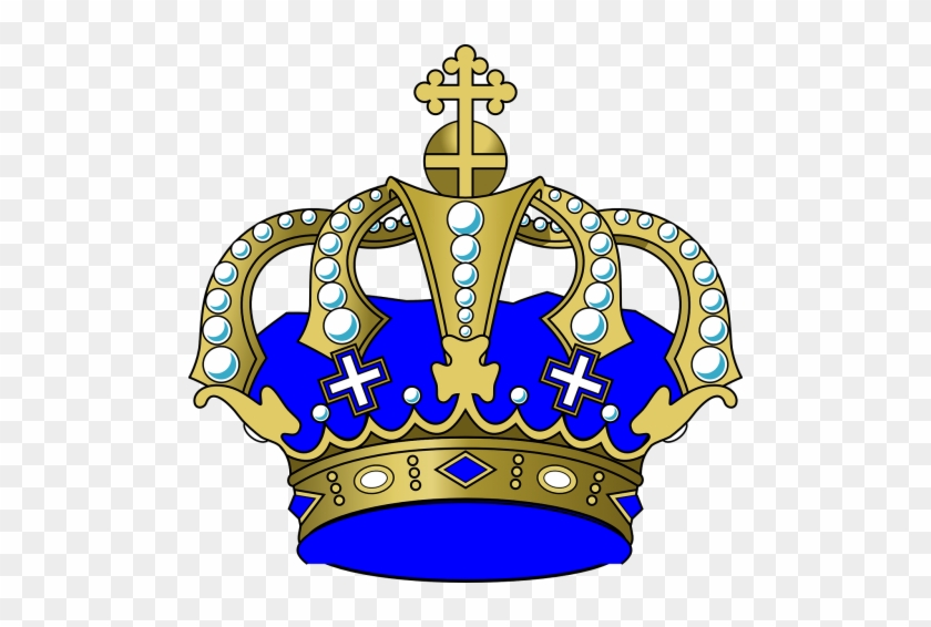 Vector - Royal Blue Crown #1343274