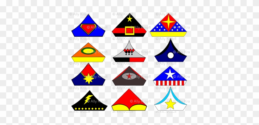 Super Hero Tiaras & Crowns - Triangle #1343280