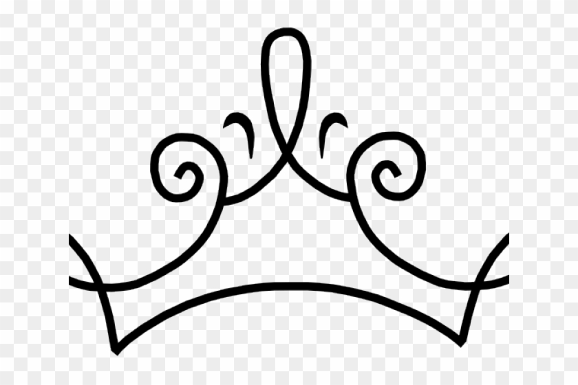 Drawn Crown Tiara - Black Princess Crown Png #1343298