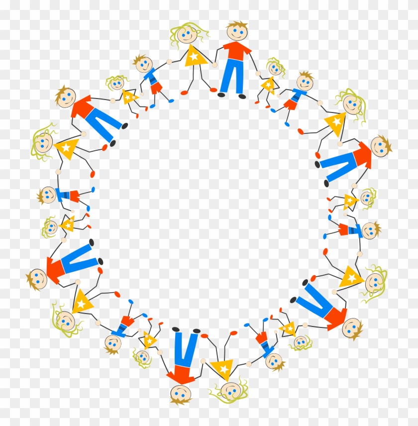 Medium Image - Stick Figures In A Circle #1343409