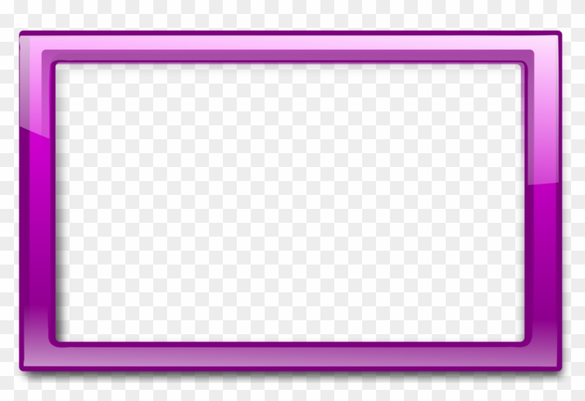 Purple Webcam Frame Clipart Borders And Frames Picture - Purple Frames #1343424