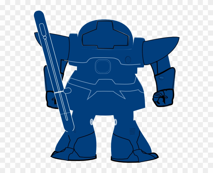 Blue Robot Svg Clip Arts 576 X 600 Px - Blue Robot Svg Clip Arts 576 X 600 Px #1343491