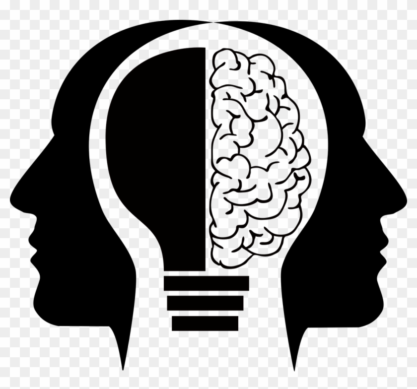 Intelligent Clipart Intelligent Clipart Human Brain - Two Heads Clip Art #1343514