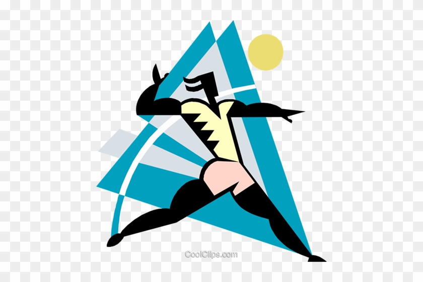 Volleyball Player Serving The Ball Royalty Free Vector - .com #1343526