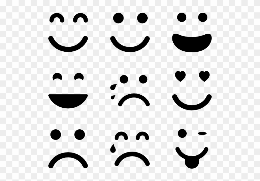 Freeuse Png Emotions Faces Transparent Emotions Faces - Sentimientos Y Emociones Dibujos #1343554