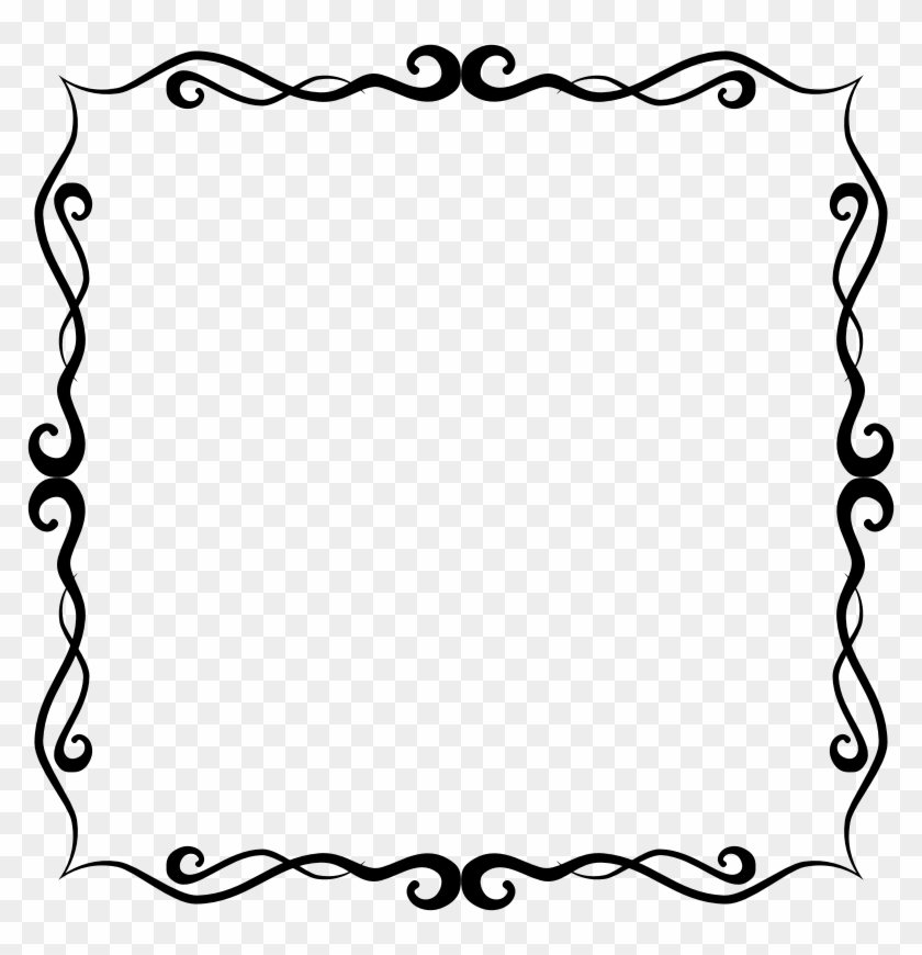 Line Art Ornament Computer Icons Black And White Drawing - Clip Art #1343572
