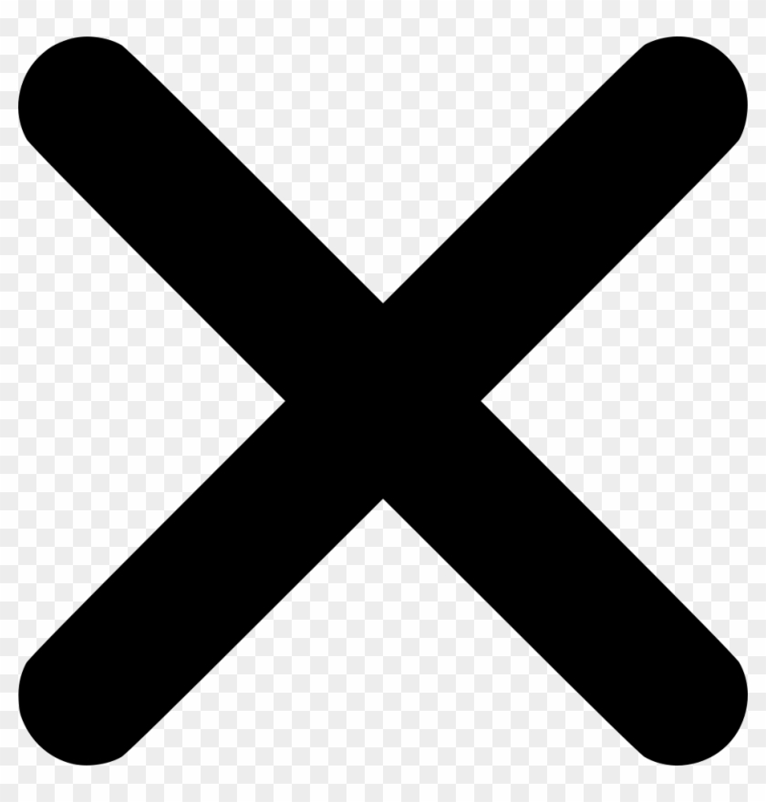Simple Cross Comments - X Icon #1343683