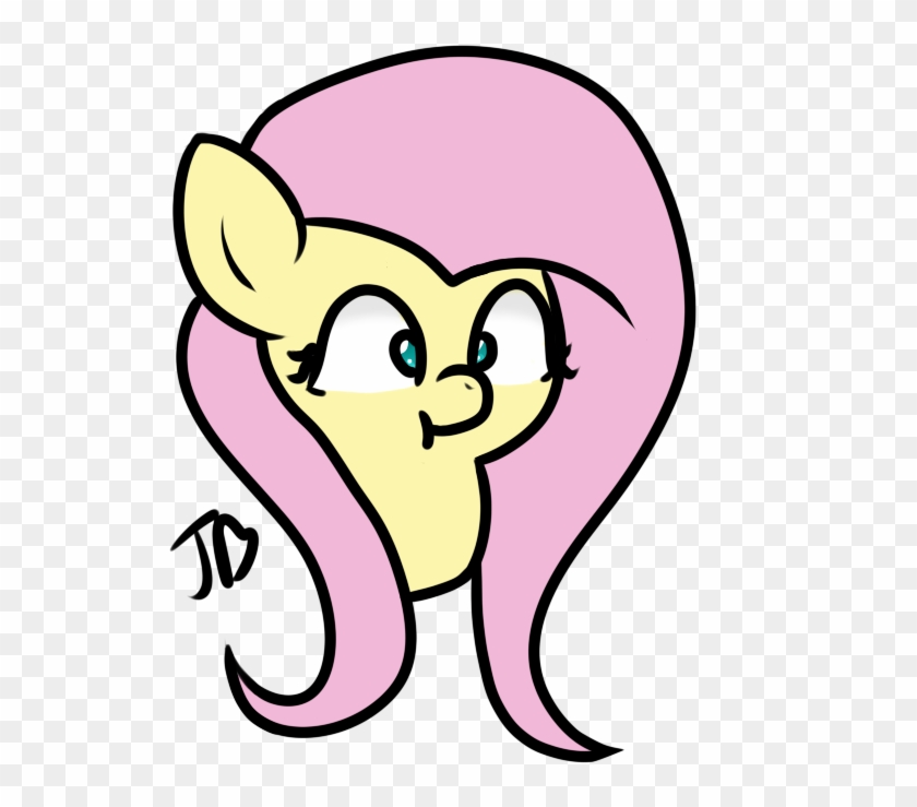 Jessakitten, Cross-eyed, Cute, Fluttershy, Portrait, - Cartoon #1343693