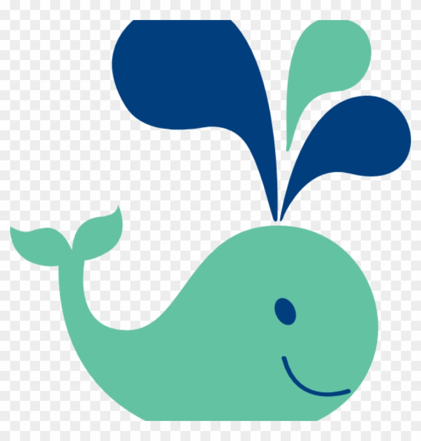 cute baby whale clipart