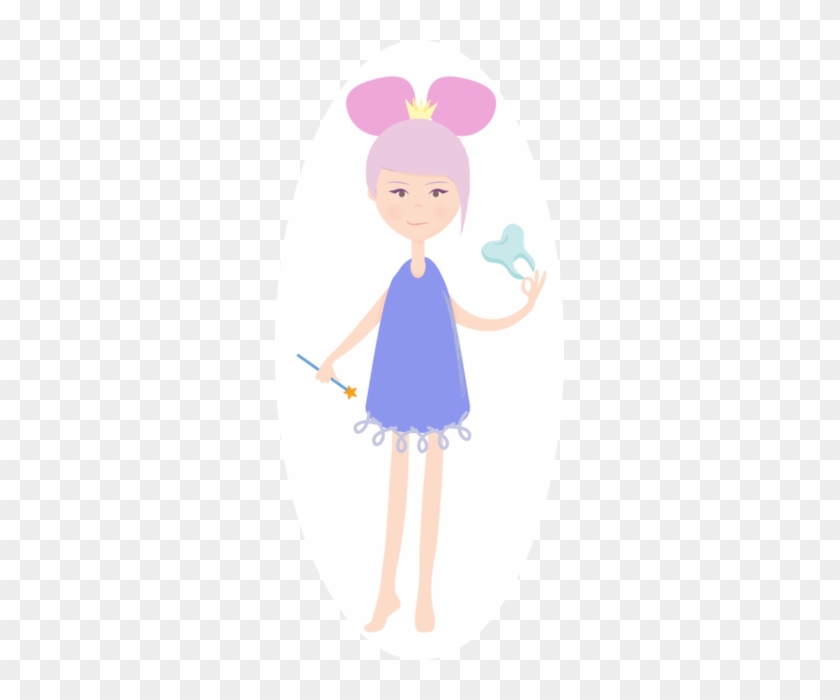 Clip Art Of The American Tooth Fairy With A Purple - Zubić Vila #1343831