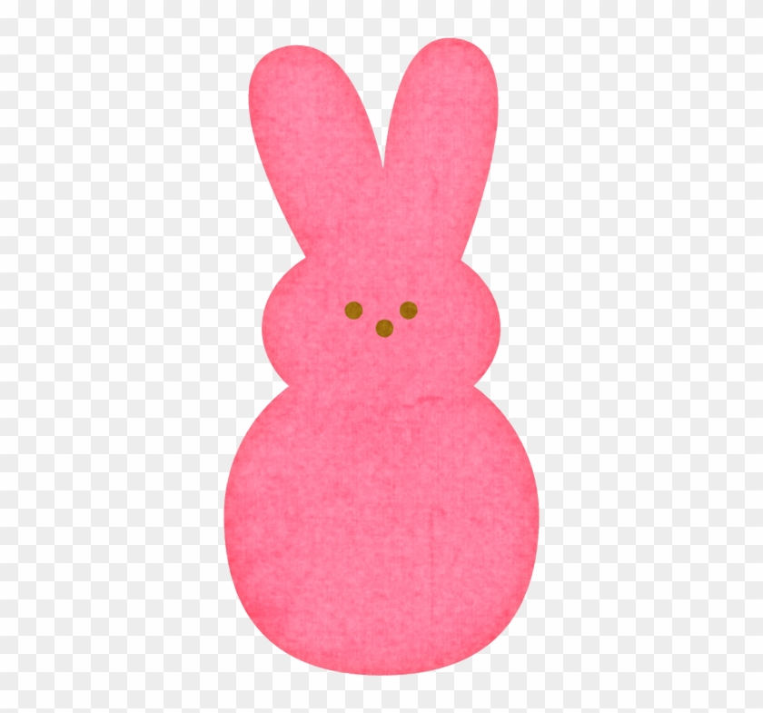 Pink Bunny Clip Art - Easter Candy Clipart #1343875