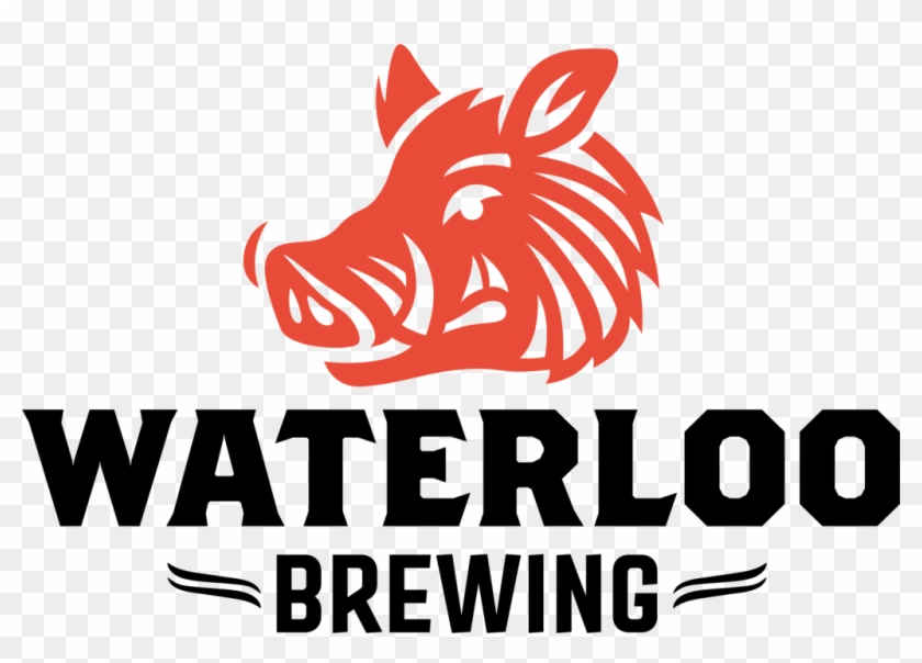 Waterloo Primary Red Blk Blk - Waterloo Brewing Logo #1343920