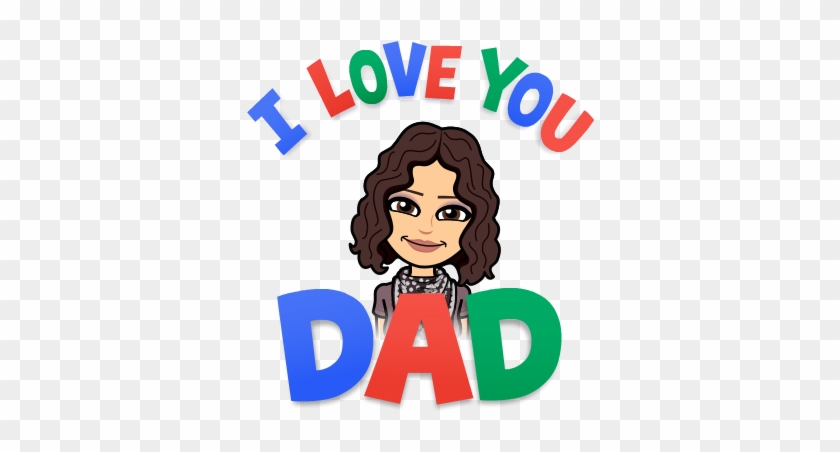 A Girl's First Love Happy Father's Day - Love You Mom Emoji #1343921