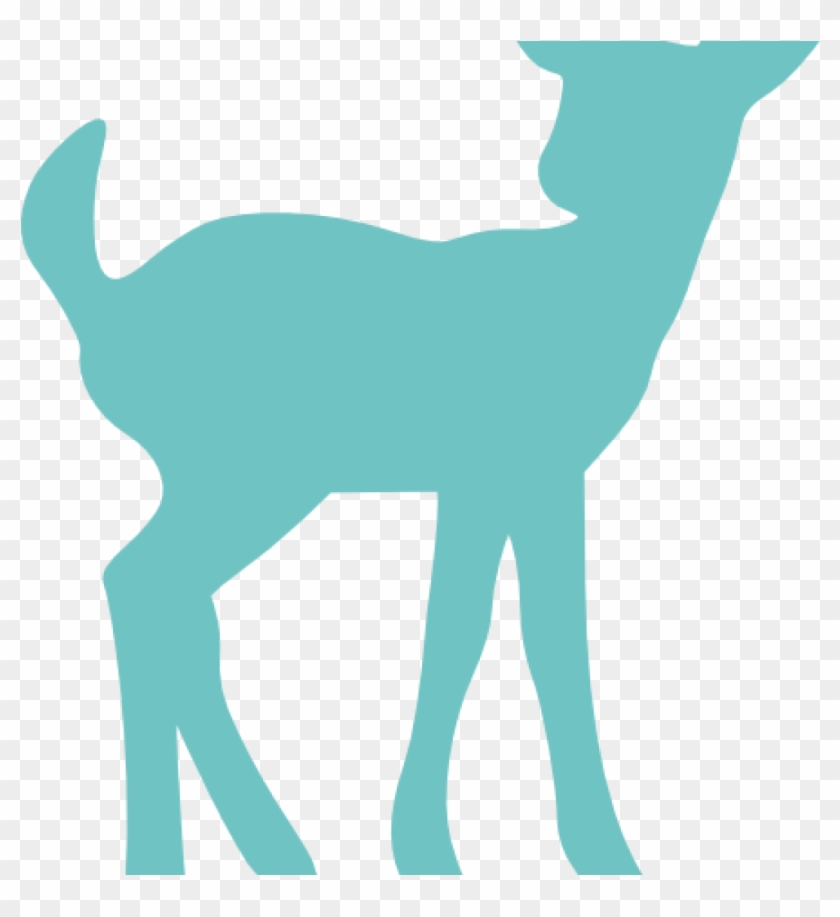 Baby Deer Clip Art Ba Deer Silhouette Clip Art Clipart - Clip Art #1343958