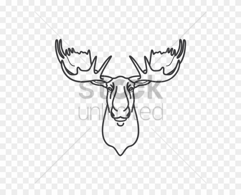 Design Clipart Reindeer Moose - Illustration #1344180