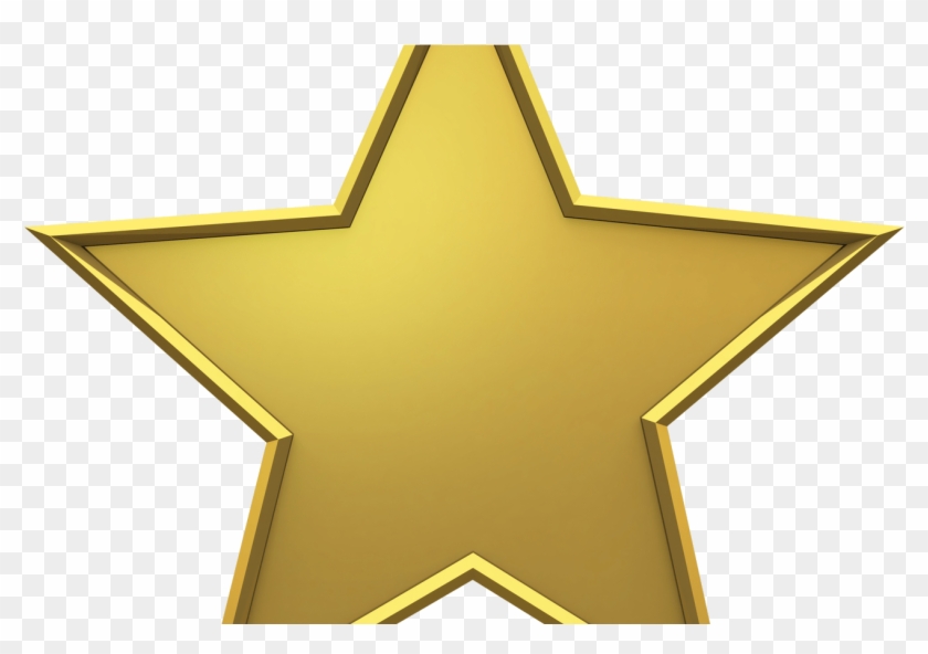 Free Star, Download Free Clip Art, Free Clip Art On - 3d Gold Star Png #1344210