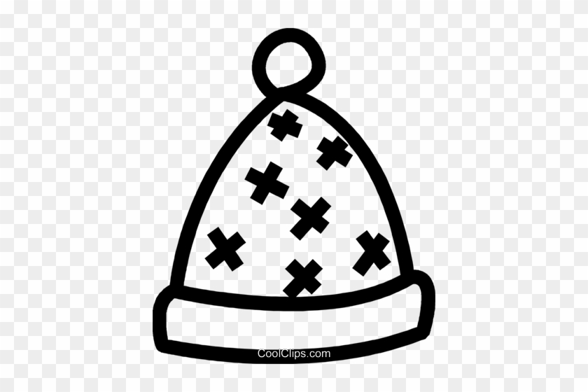 Winter Hat Royalty Free Vector Clip Art Illustration - Clip Art #1344214