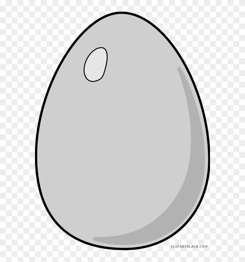 Dinosaur Egg Clipart - Egg Black And White #1344274