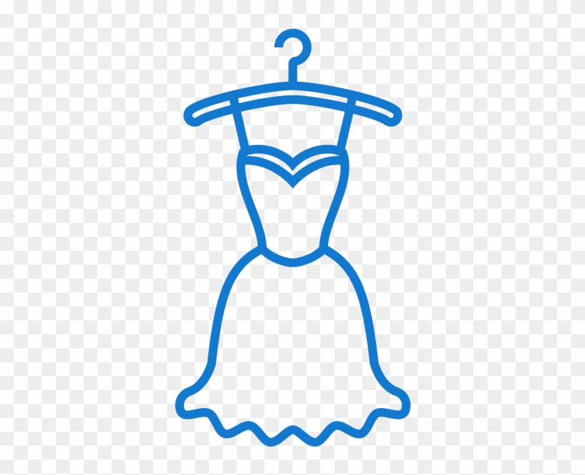 Dress Dry Cleaning - Dress On Hanger Icon #1344294
