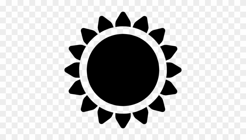 Sunflower Vector - Class 9 A Logo #1344388