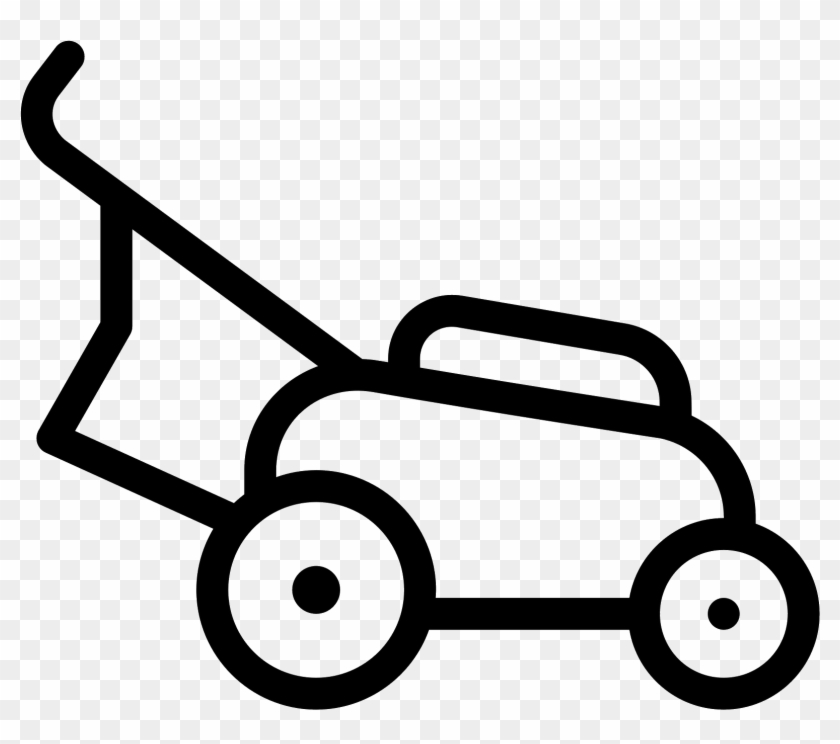 Lawn Mower Icon Free Picture Transparent Library - Icone Tondeuse Png #1344578