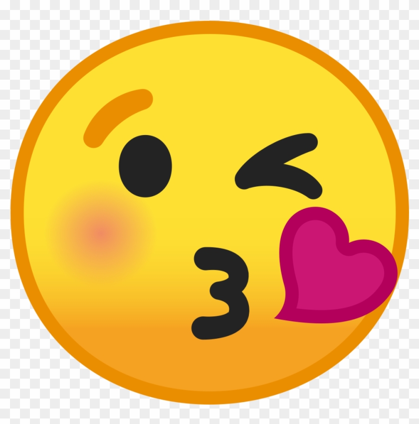 Google - Emoji Kiss Png #1344641