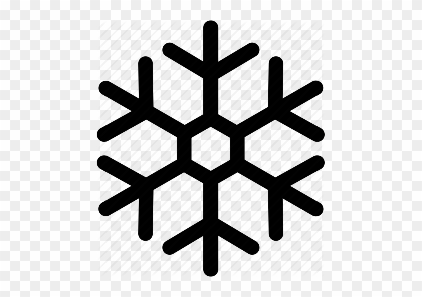 Simple Snowflake Clipart Snowflake Clip Art - Frost Icon #1344728