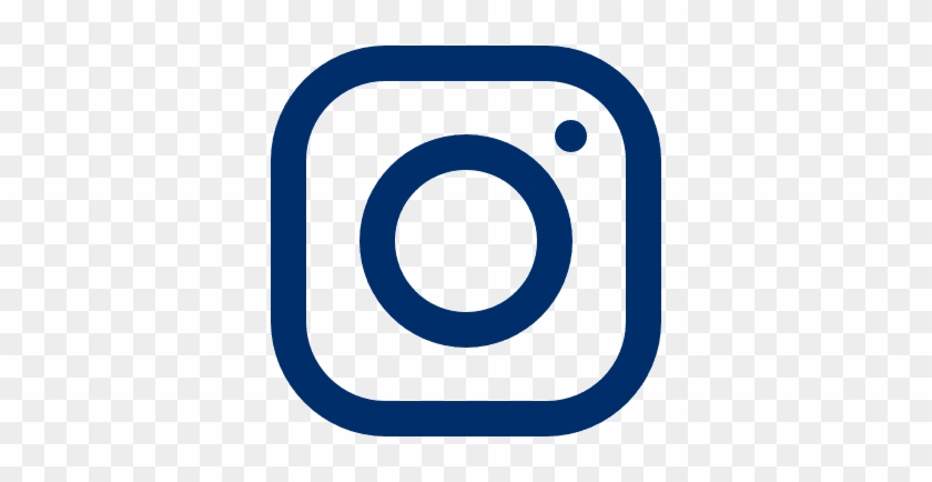 Bernie The Bee On Instagram - Blue Instagram Icon Vector #1344736
