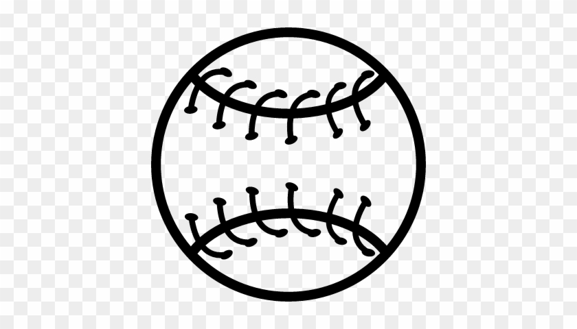 Baseball Ball Outline Vector - Balon De Beisbol Dibujo #1344785