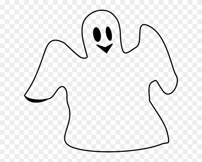 Ghost, Spooking, Spooky, Happy, White, Smiling - Geister Malvorlage #1344790
