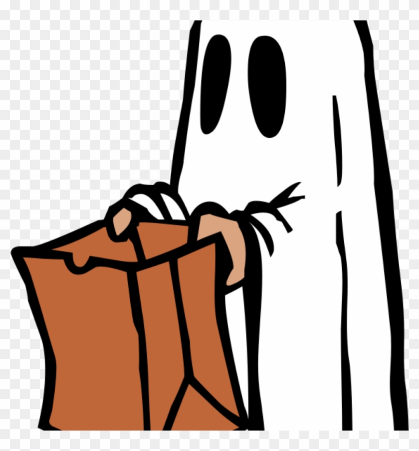 Clipart Ghost Free Clipart Ghost With Bag Colour Liftarn - Please Take One Halloween Sign Printable #1344798