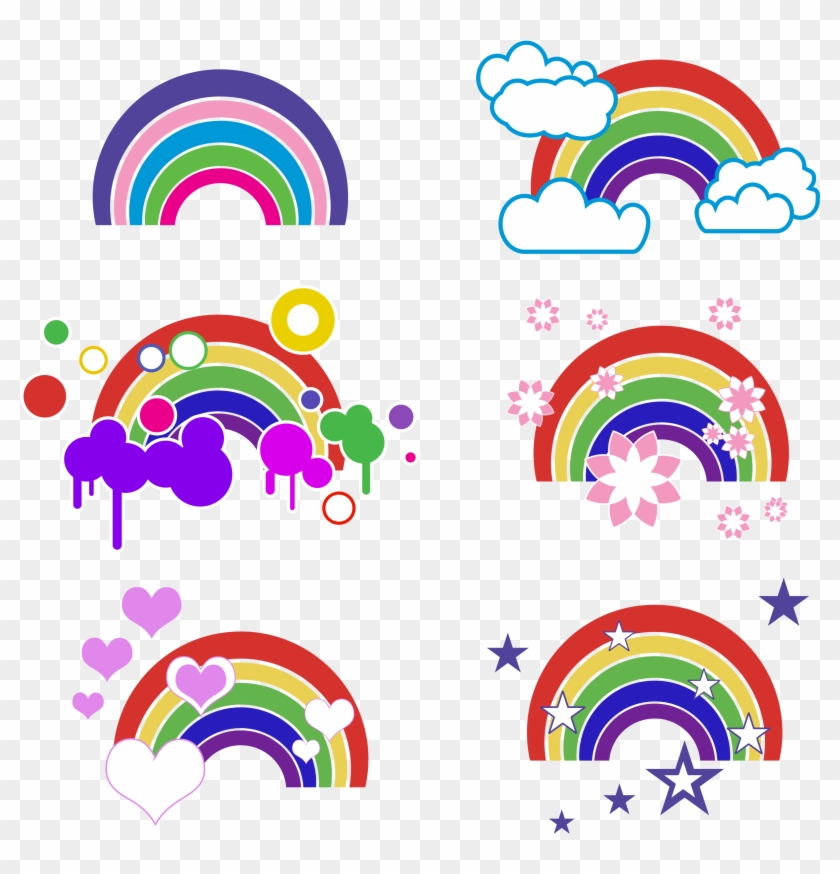 Rainbow Computer Icons Download Art Encapsulated Postscript - Vector Graphics #1344802