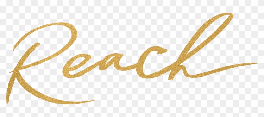 Reach - Calligraphy #1344847