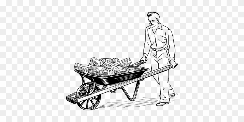 Wheelbarrow Computer Icons Hand Truck Tool Wikimedia - Simple Machine Wheel Barrow #1344881