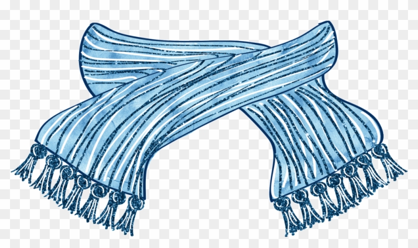 Winter Blue Scarf Png Images - Portable Network Graphics #1344902