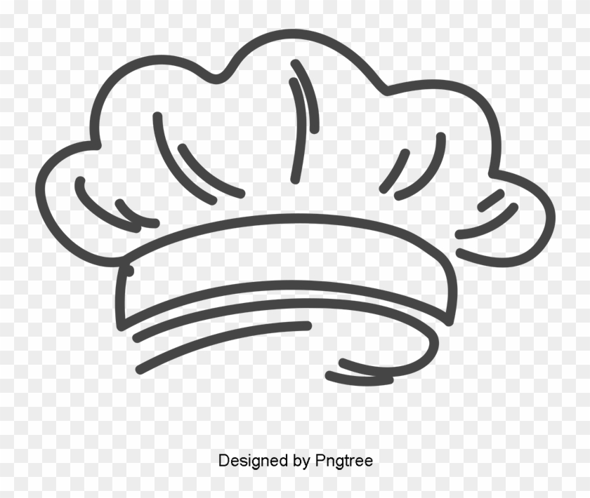Hand-painted Chef Hat, Hand Painted, Chef, Hat Png - Chef Hat Clipart Png #1344944