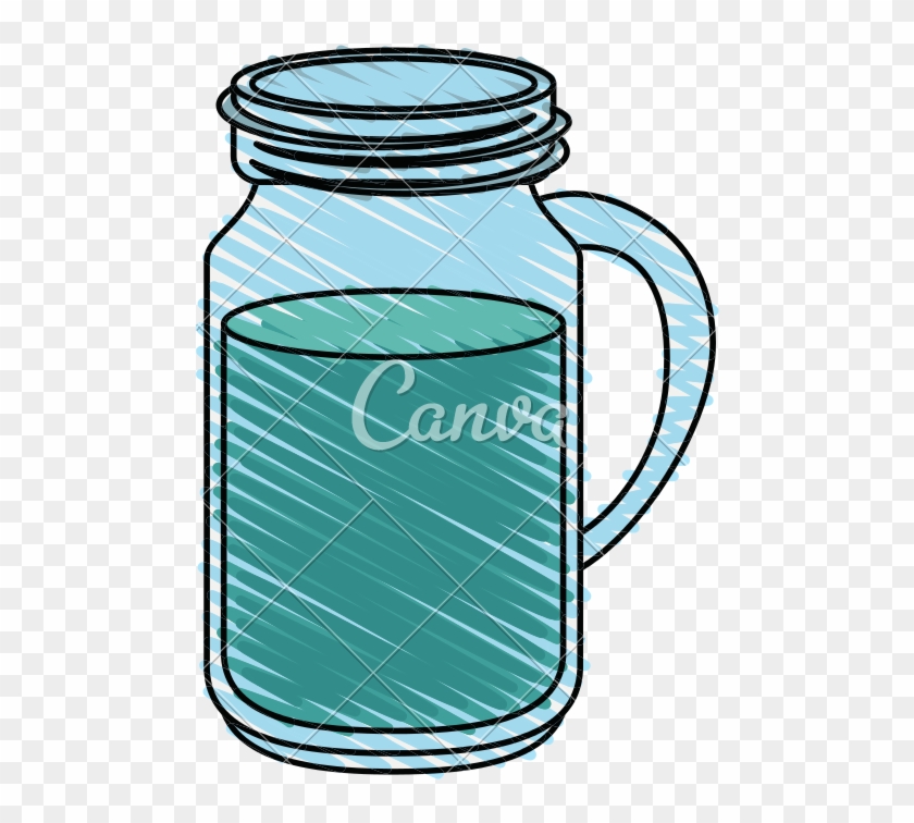 Water Jar Vector Illustration - Water #1345061
