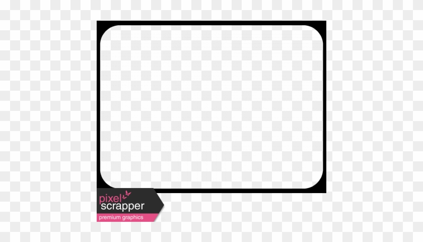 Black Frame Graphic Marisa Lerin Pixel Scrapper Digital - Black Frame 4x6" #1345114